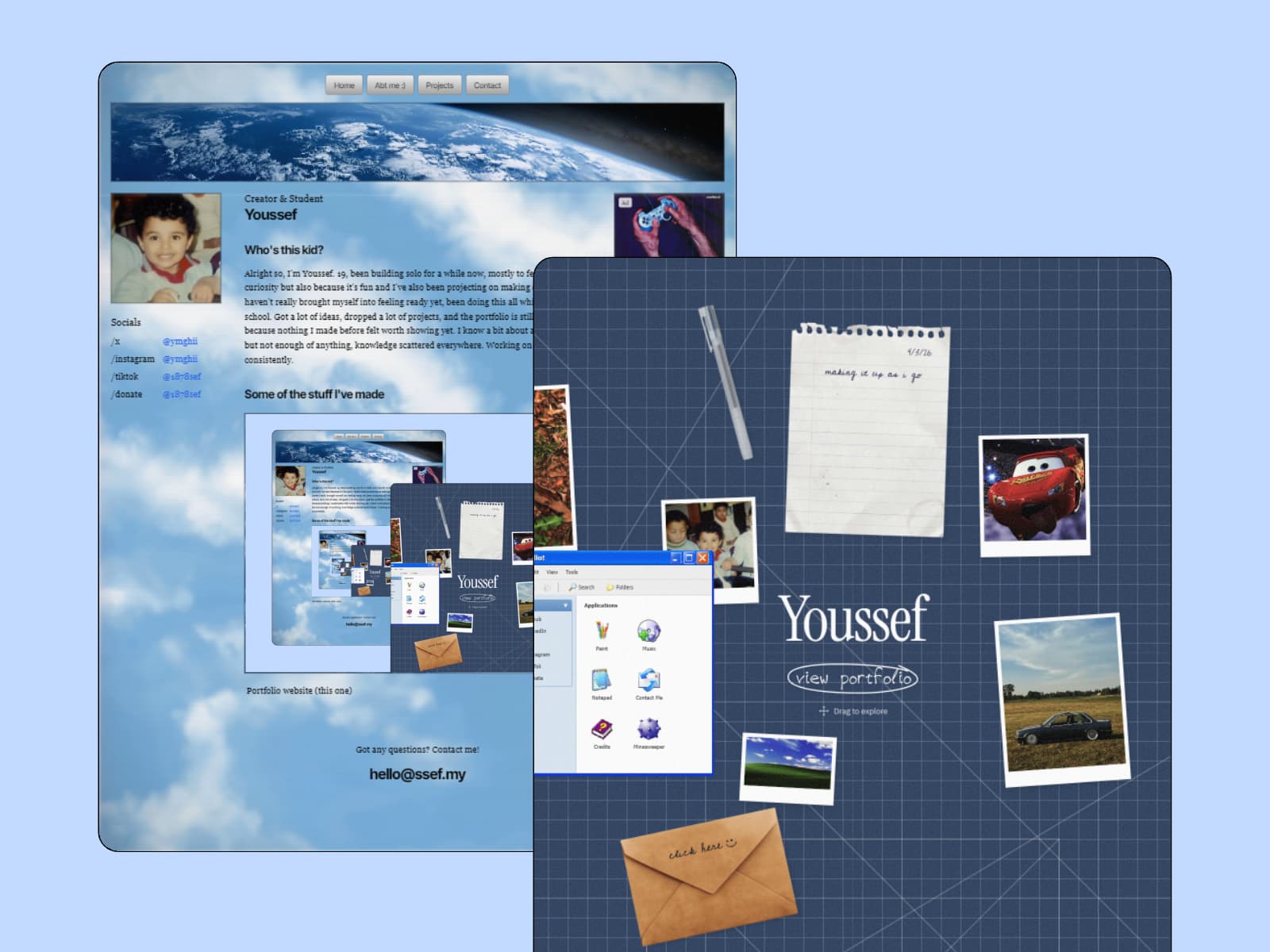 Portfolio Website screenshot 1
