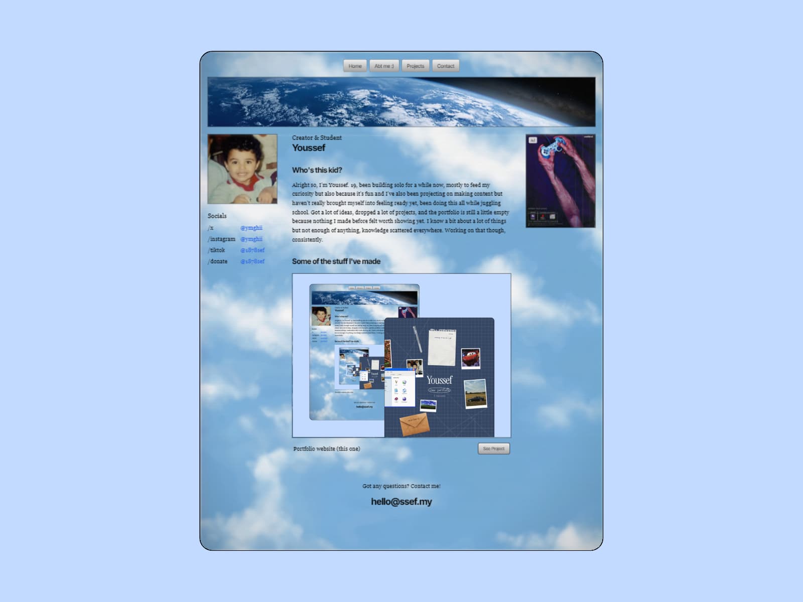 Portfolio Website screenshot 2